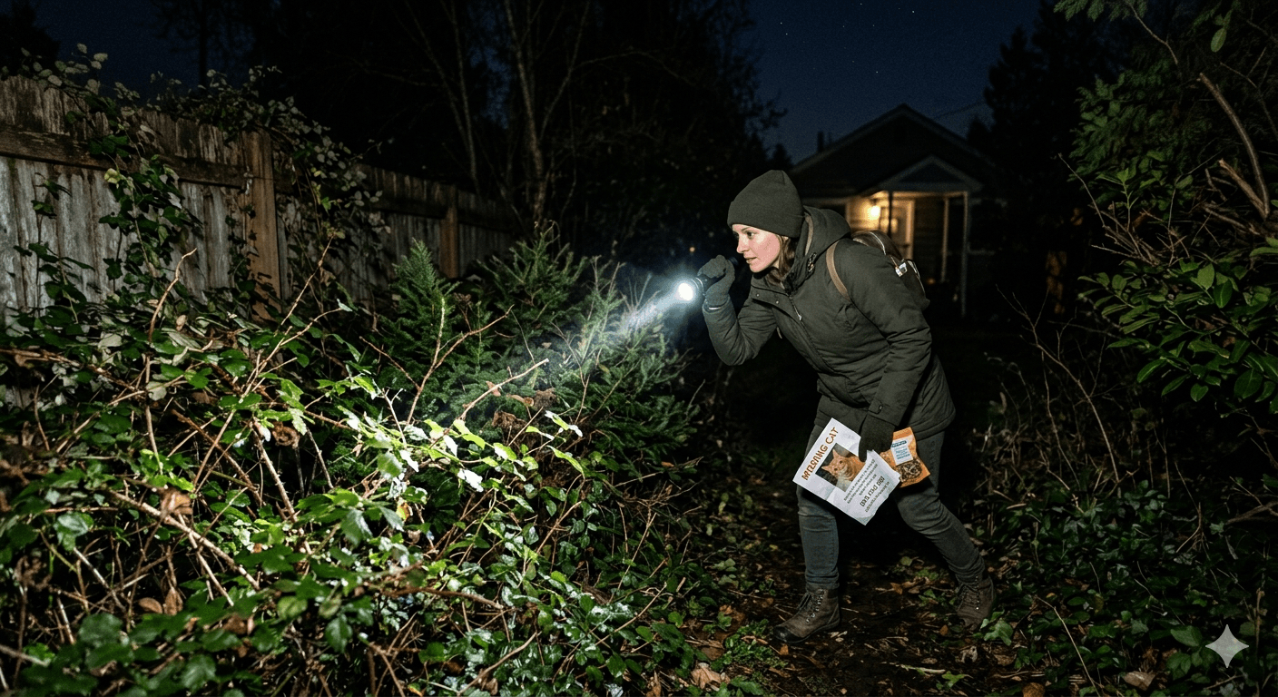 Кот пропал 2–3 дня назад и не возвращается: когда ждать, а когда действовать